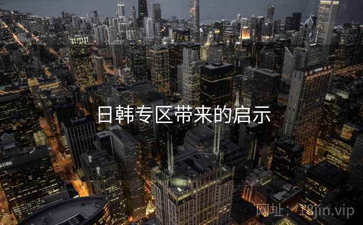 日韩专区带来的启示