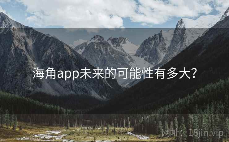 海角app未来的可能性有多大?